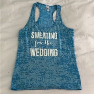 👰💍“Sweating for the wedding” workout tank